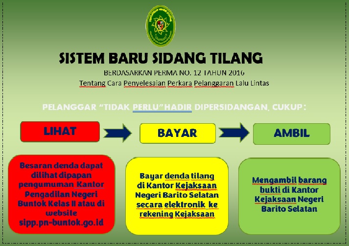 SIDANG TILANG CARA BARU!!!